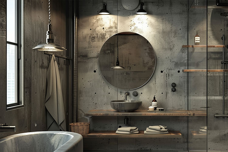 Bagno o doccia in muratura