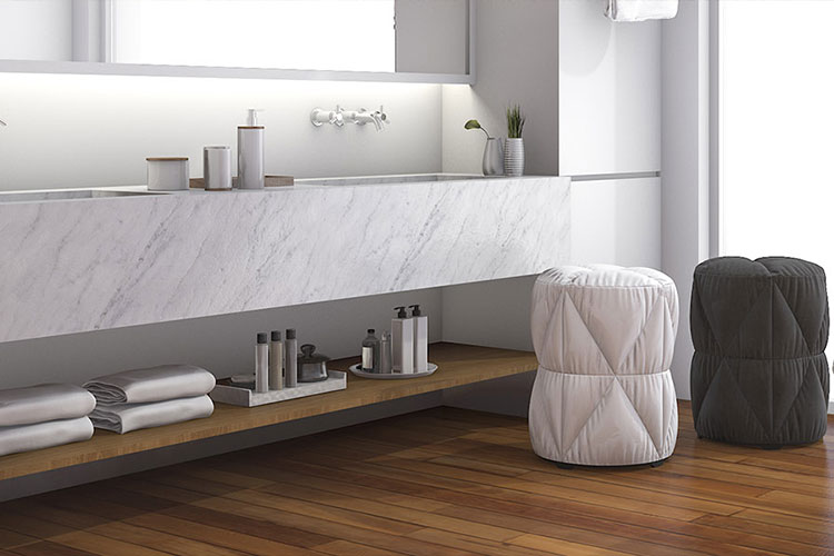 Bagno luminoso con LED