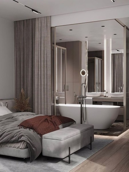 arredo bagno in camera