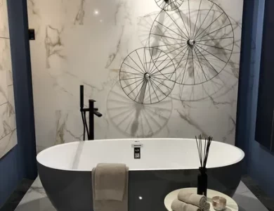 vasca doppio colore free standing