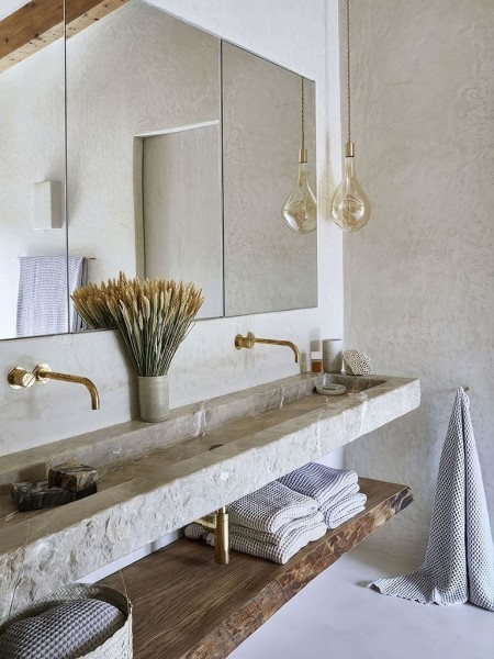 bagno rustico country 01