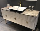 composizione mobile bagno shabby romantico