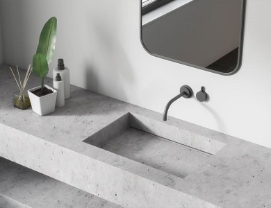 lavabo integrato design italiano