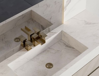 lavabo integrato elegante casa